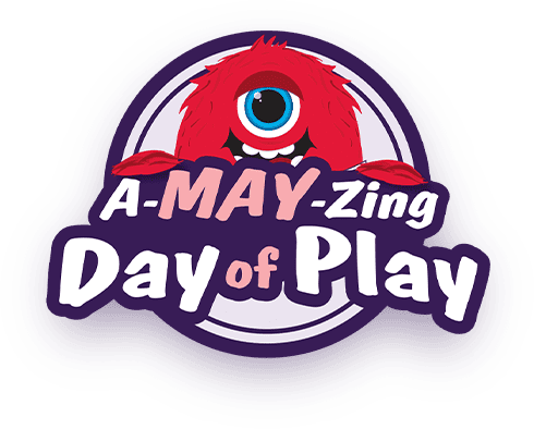AmayzingDayofPlay-Logo A-MAY-Zing Day of Play logo with monster