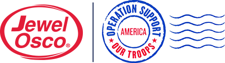 Jewel Osco and Operation Support Our Troops America logos