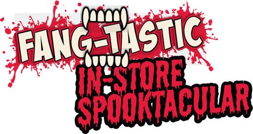 Fang-Tastic In-Store Spooktacular Halloween event logo