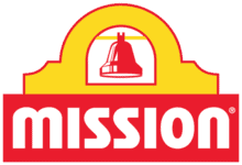 Mission Logo Mission brand logo with bell design.