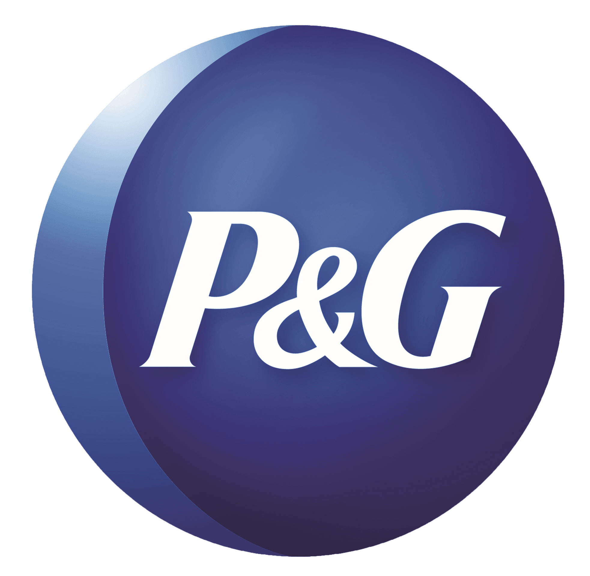 PG_procter and gamble-transparent P&G logo, blue sphere design.
