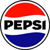 Pepsi-logo Pepsi logo design with red and blue colors.