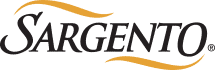 Sargento cheese logo with curved accents