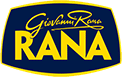 Giovanni Rana pasta logo with yellow background.