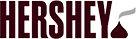Hershey logo with chocolate kiss